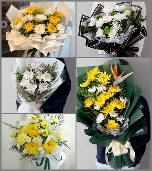 江苏南通海门市海门工业园区大石村白事花束代送